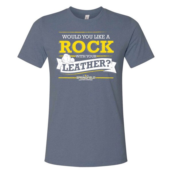 TSTST.Would You Like a Rock With Your Leather.01.jpg Touchstone Beads T-Shirts Image